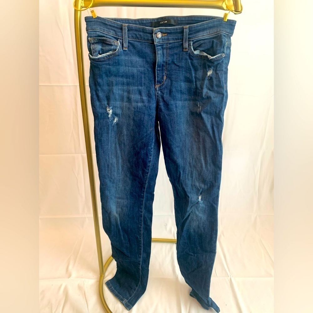 Joes Jeans The Nellie High Rise Cigarette slim straight Medium Dark Wash size 30